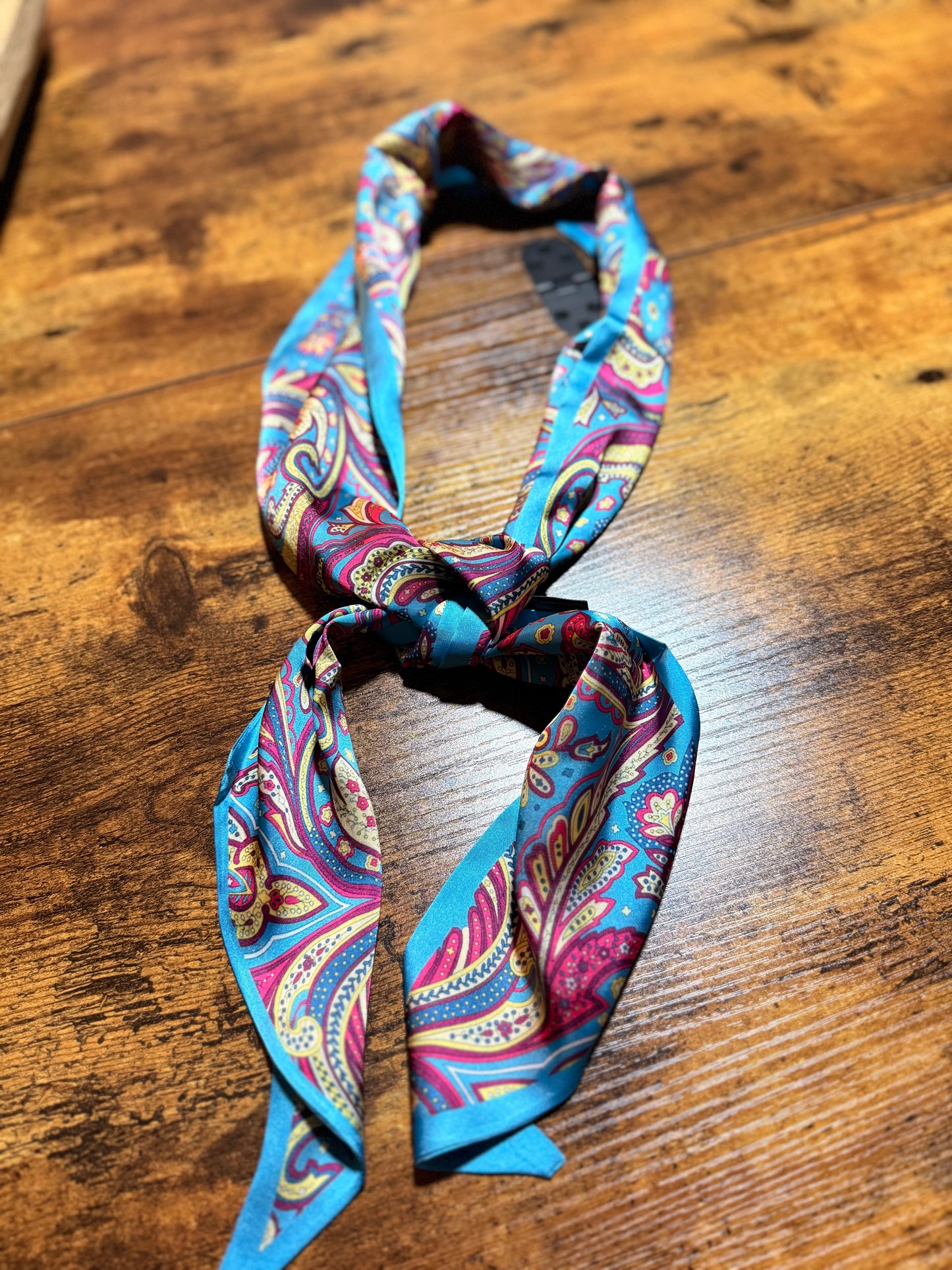 Bright Paisley Twilly