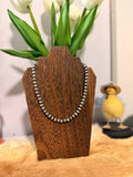 14” SILVER PLATED 7mm Necklace