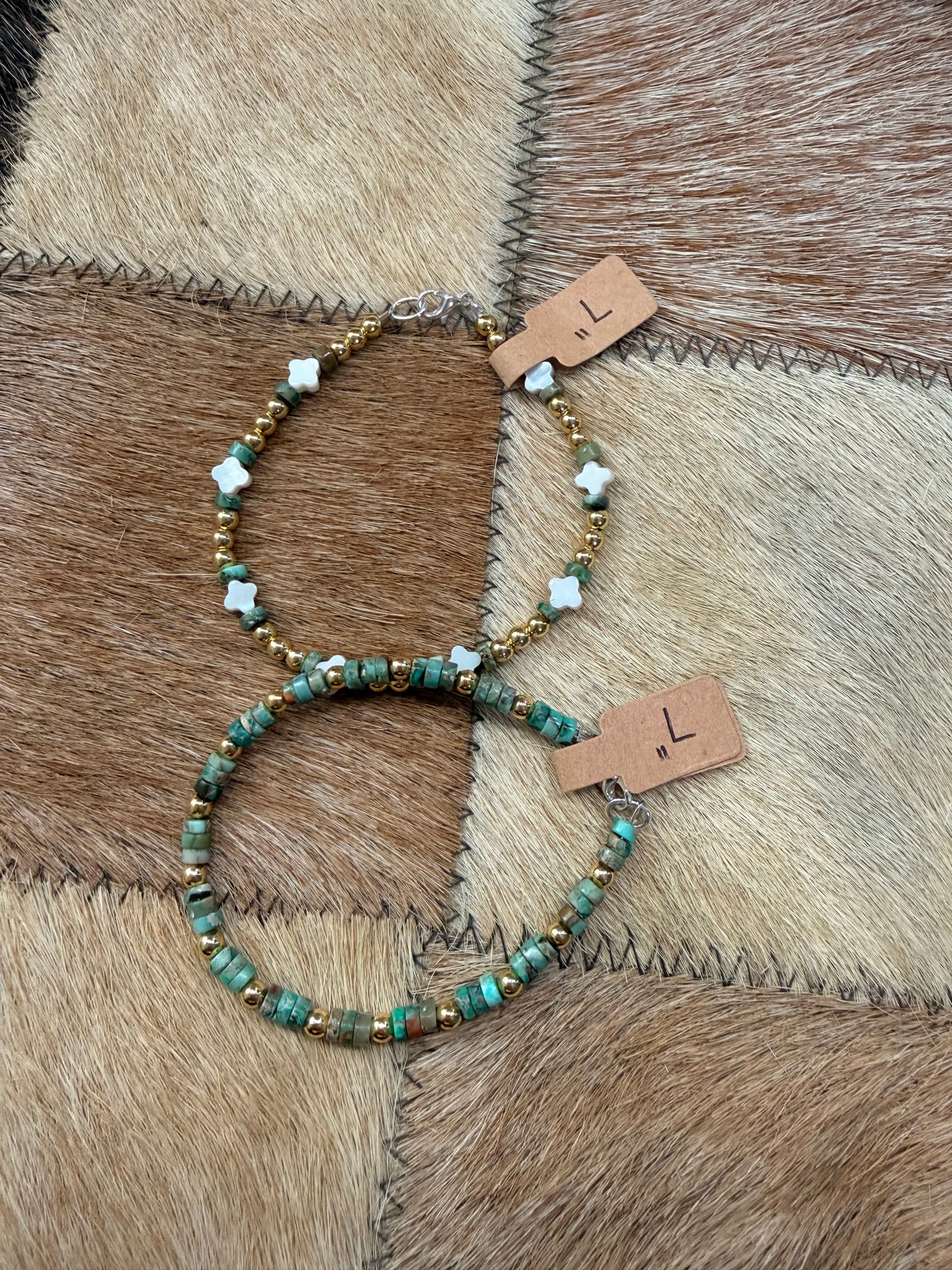 2 Gold Filled 7” Bracelets