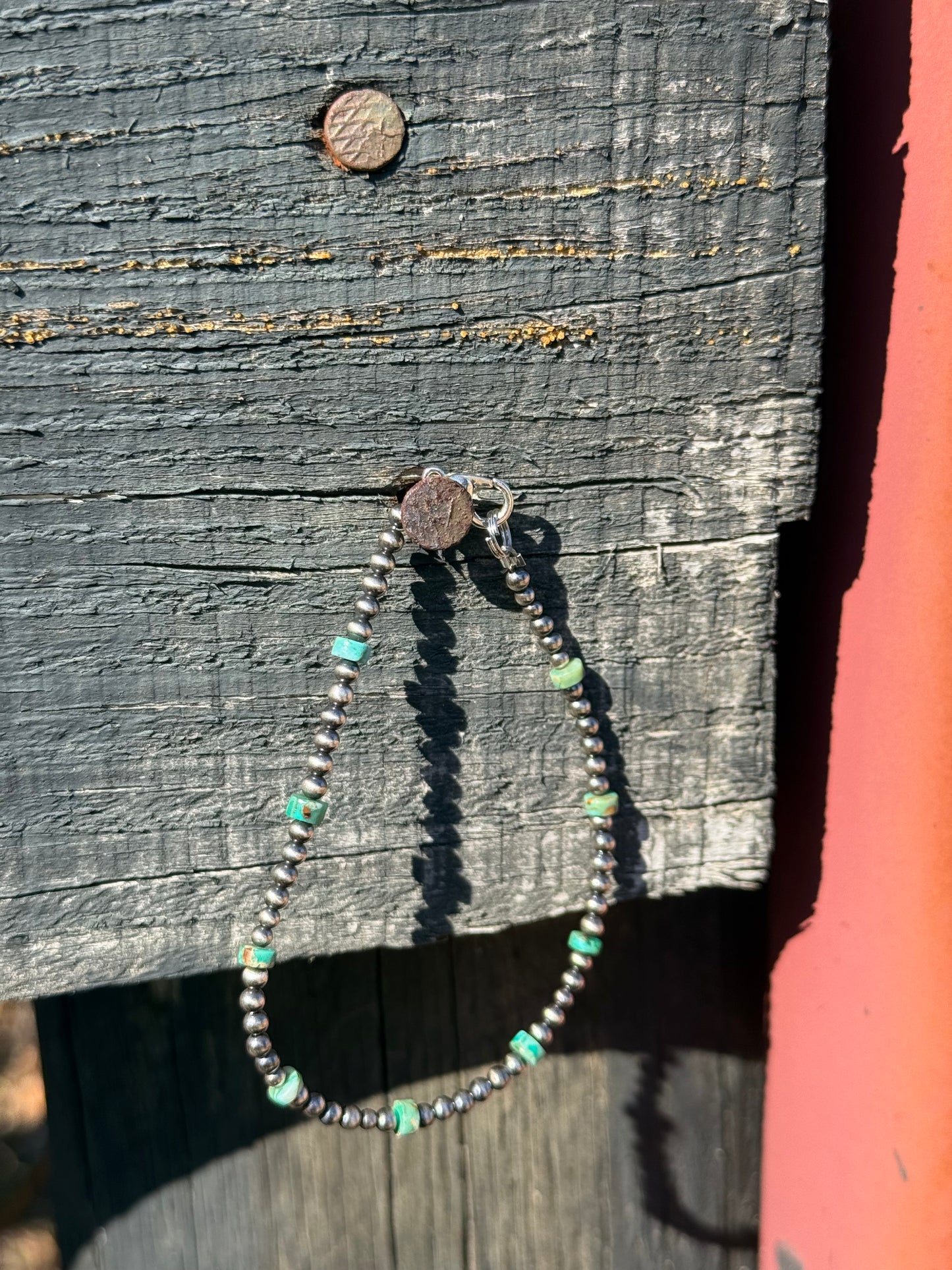 3mm Sterling Silver Pearls and Jasper