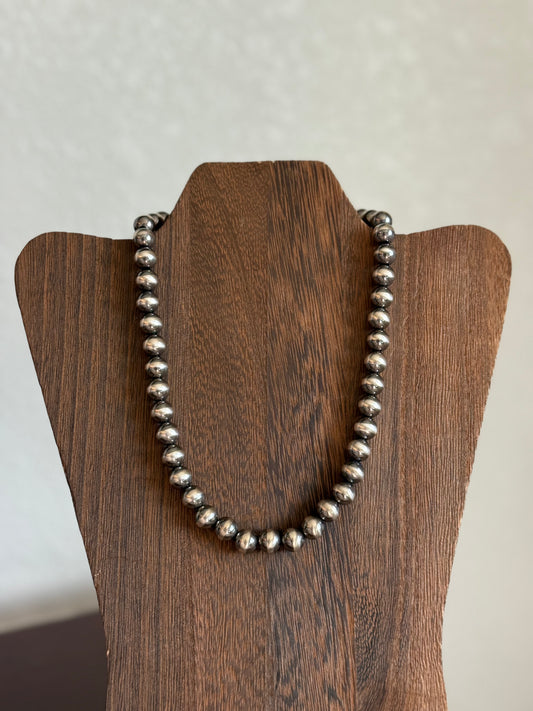 10mm Sterling Silver Pearls